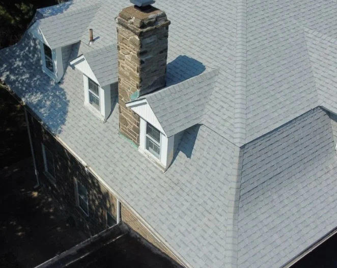 top view of a house